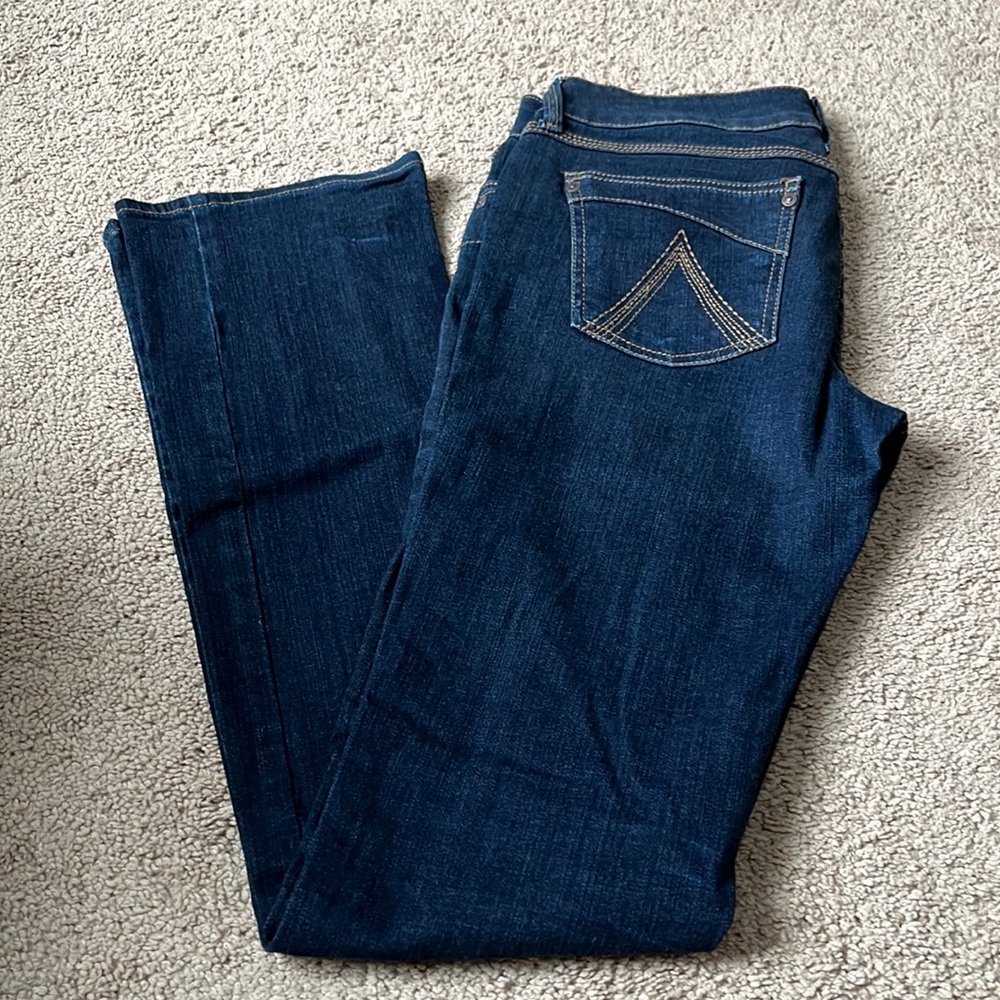 Dark blue Delia’s straight jeans